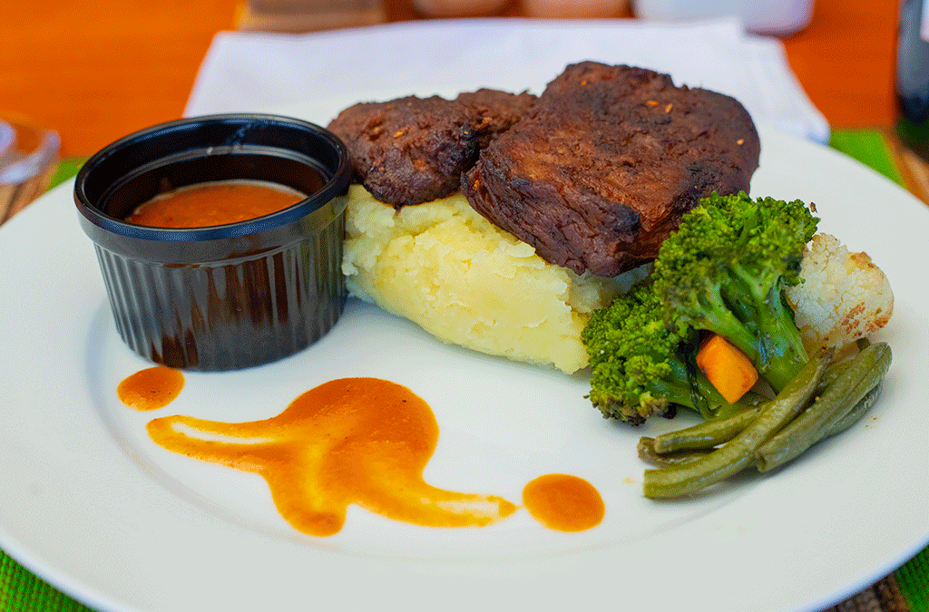 Food at Bird Hill Resort Kabale