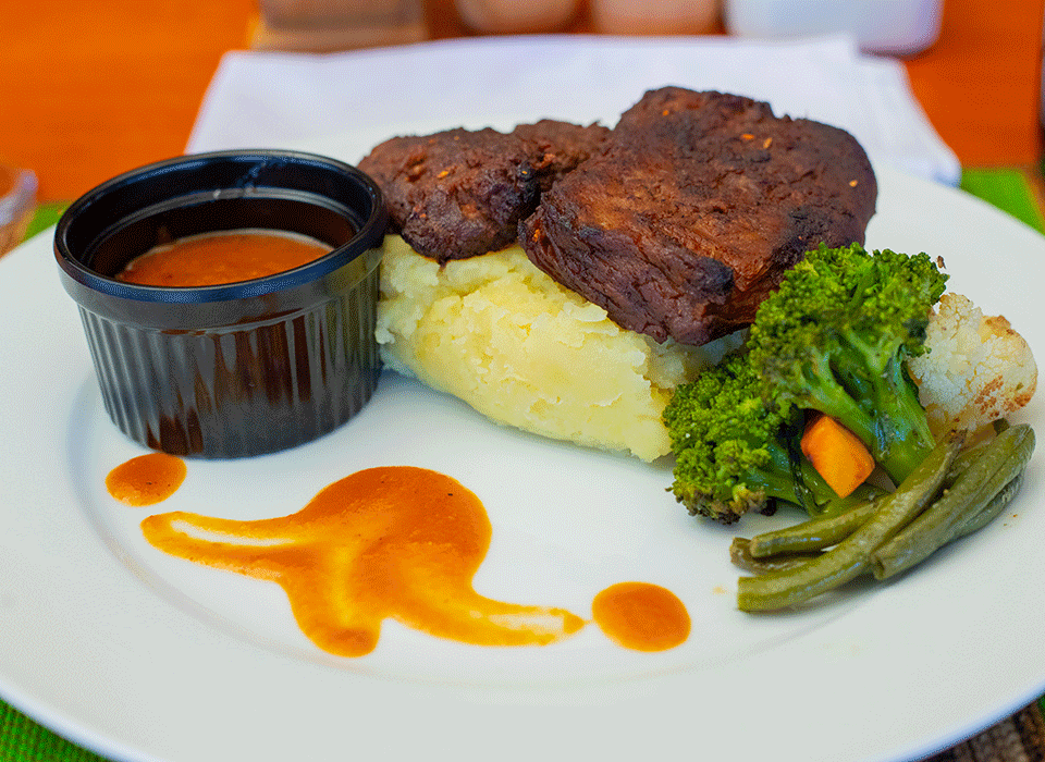 Food at Bird Hill Resort Kabale